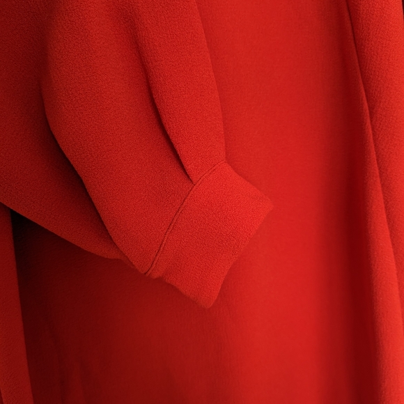 Whistles Red Long Sleeve Pencil Dress UK Size 10 - Picture 9 of 9